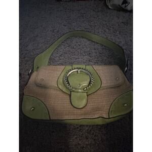 Shoulder Purse with vibrant green color